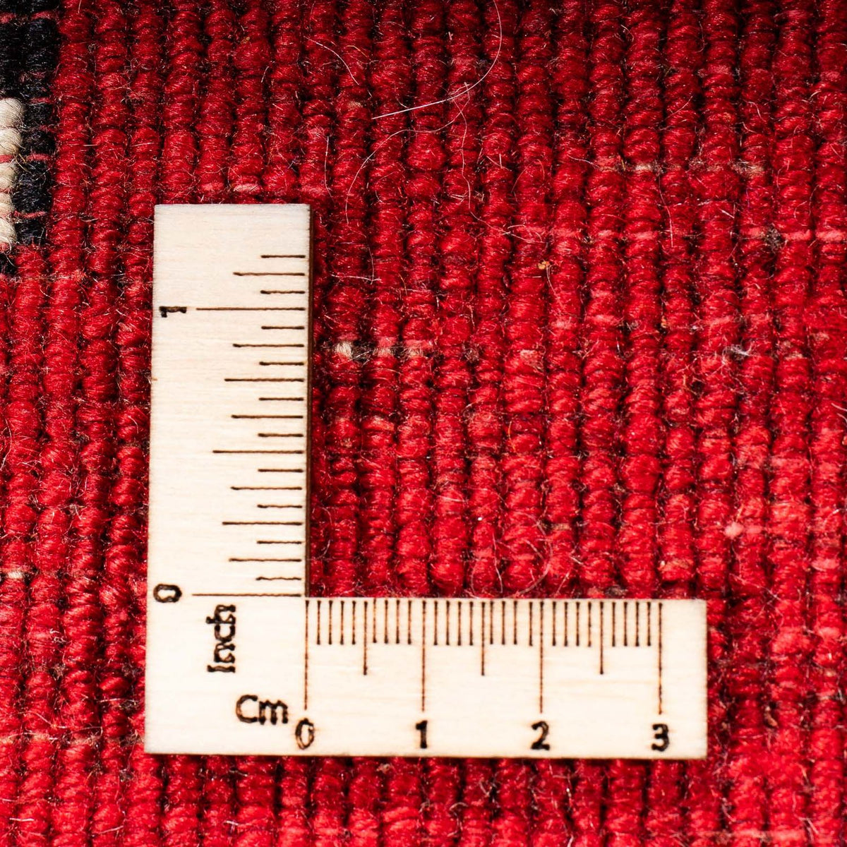 Tapis persan - Nomadic - 204 x 135 cm - rouge foncé