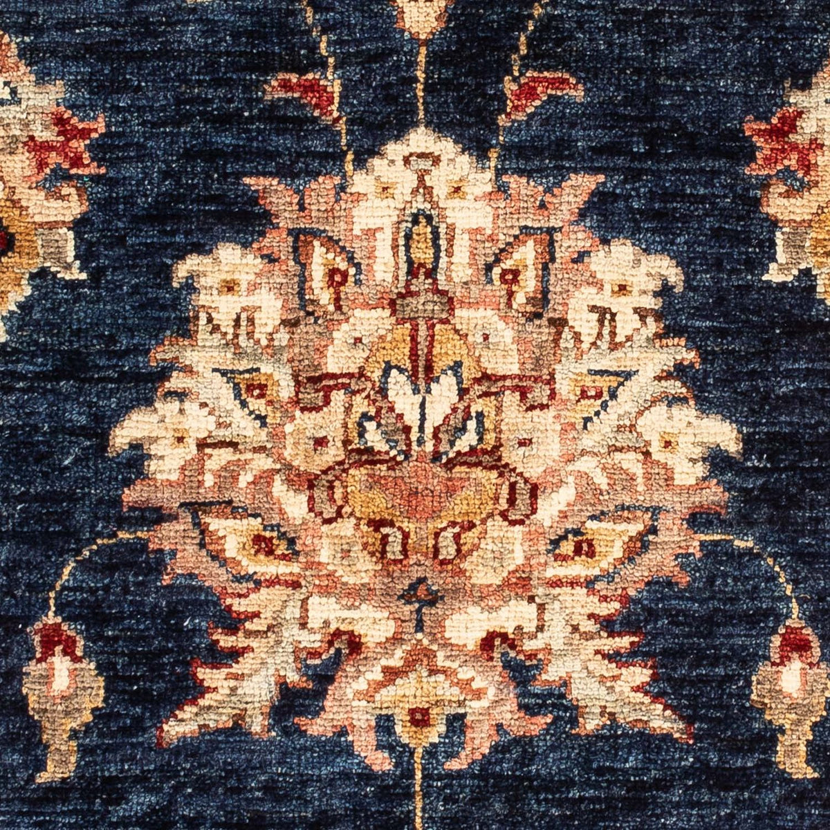 Tapis Ziegler - 95 x 62 cm - bleu foncé