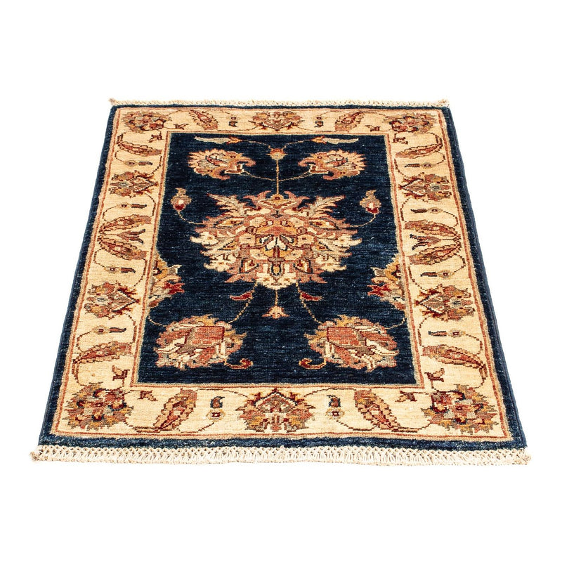 Tapis Ziegler - 95 x 62 cm - bleu foncé