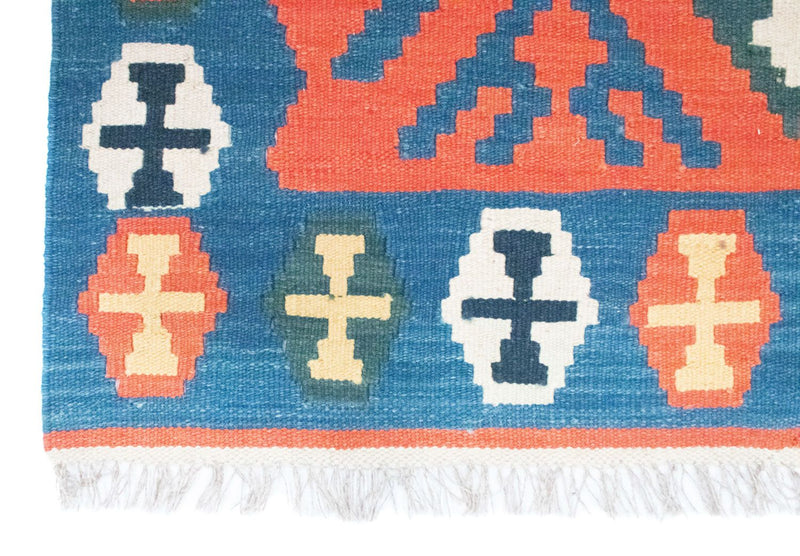 Tapis Kelim - Oriental - 181 x 126 cm - orange