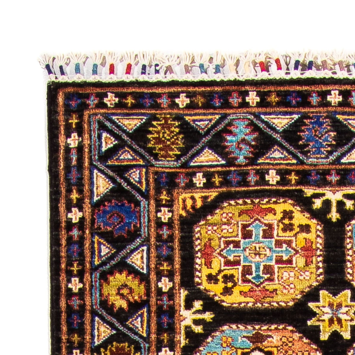 Tapis de couloir Tapis Ziegler - Ariana - 302 x 89 cm - bleu foncé