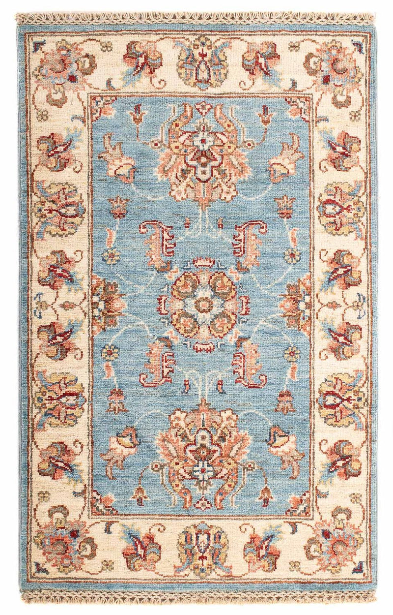 Tapis Ziegler - 100 x 61 cm - bleu clair