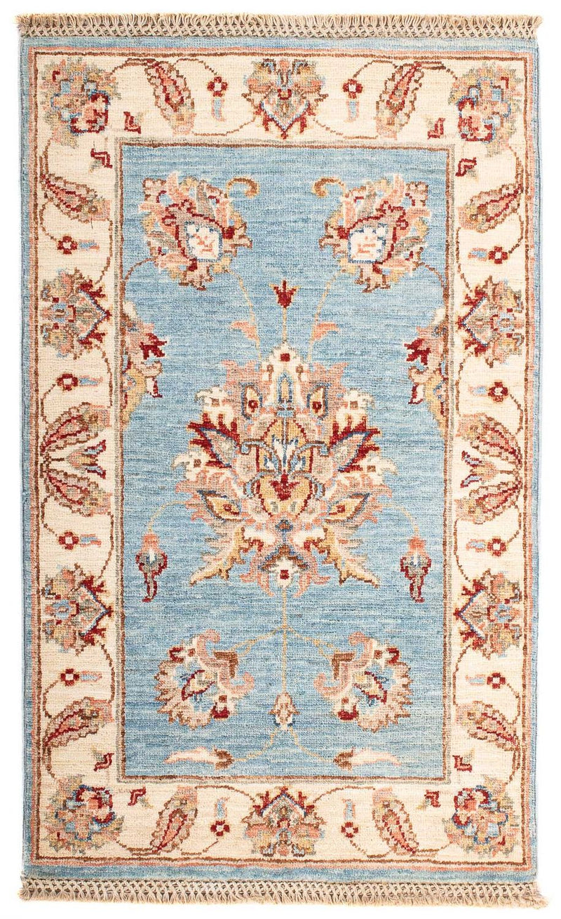 Tapis Ziegler - 101 x 61 cm - bleu clair