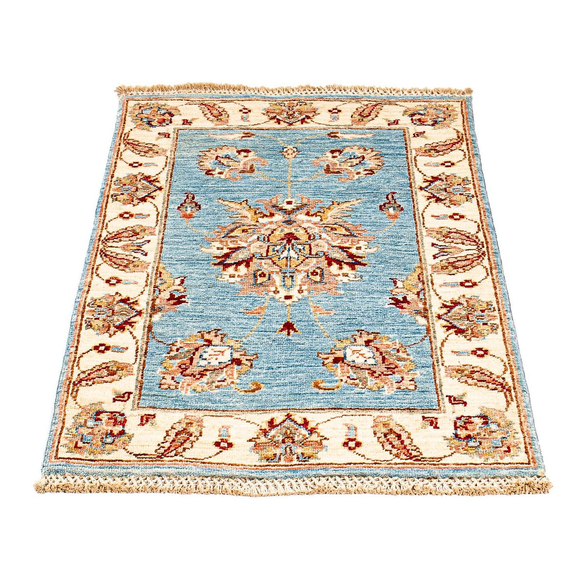Tapis Ziegler - 101 x 61 cm - bleu clair