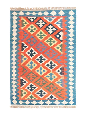 Tapis Kelim - Oriental - 180 x 120 cm - orange