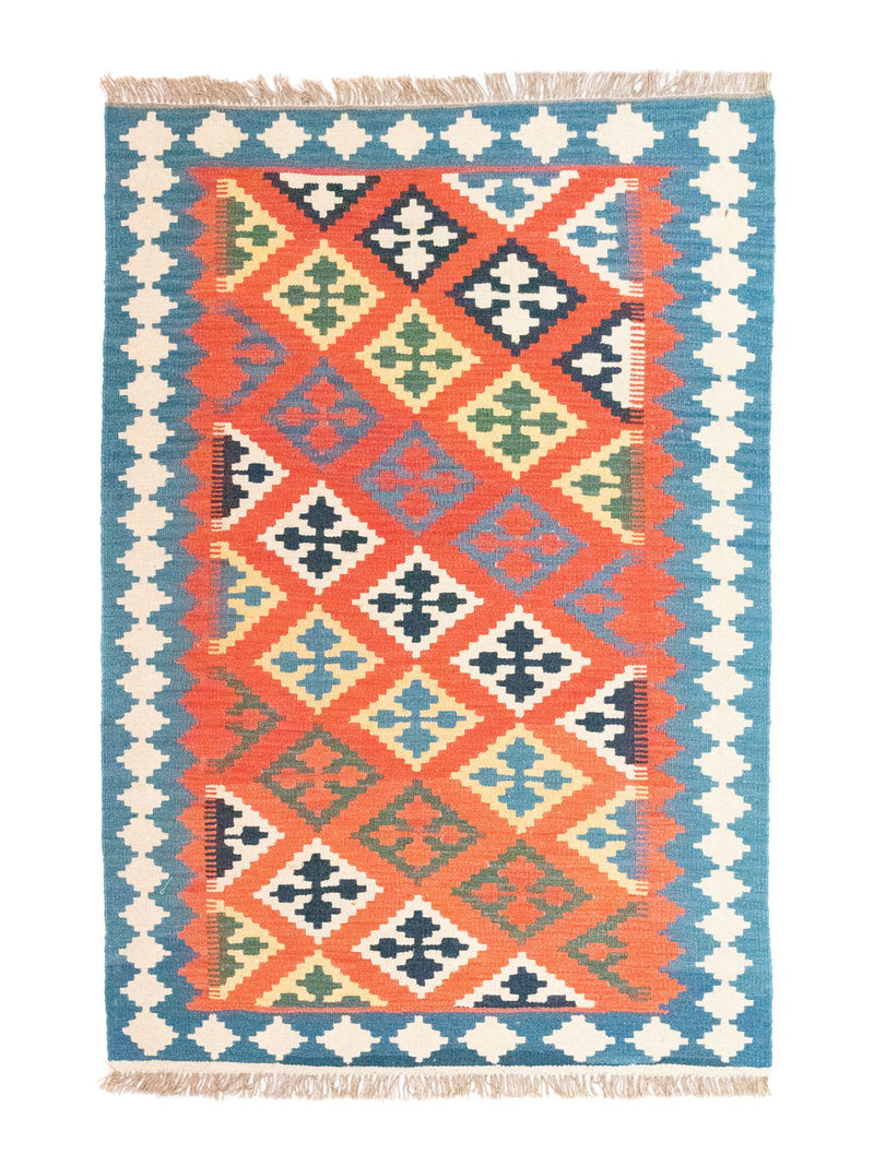 Tapis Kelim - Oriental - 180 x 120 cm - orange