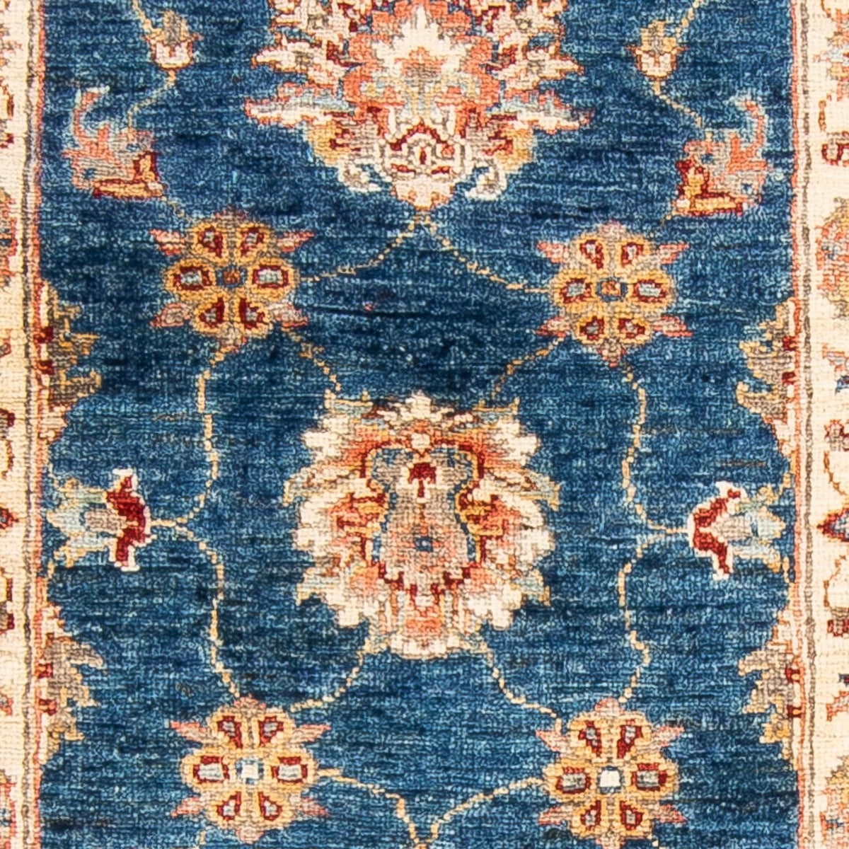 Tapis de couloir Tapis Ziegler - 186 x 59 cm - bleu foncé