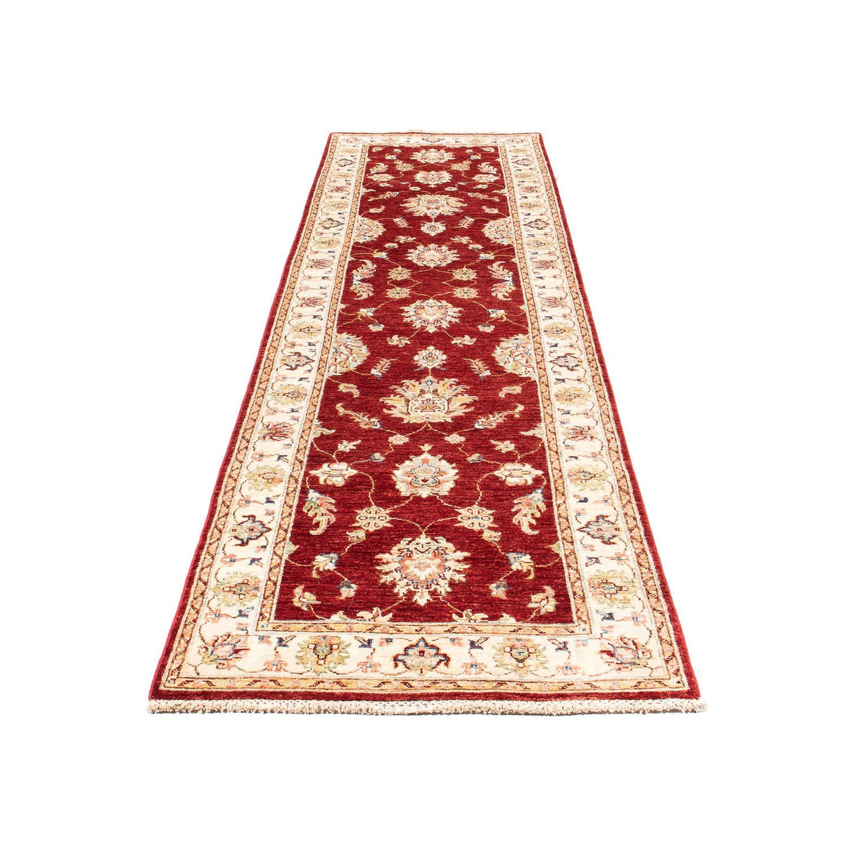 Tapis de couloir Tapis Ziegler - 311 x 83 cm - rouge foncé
