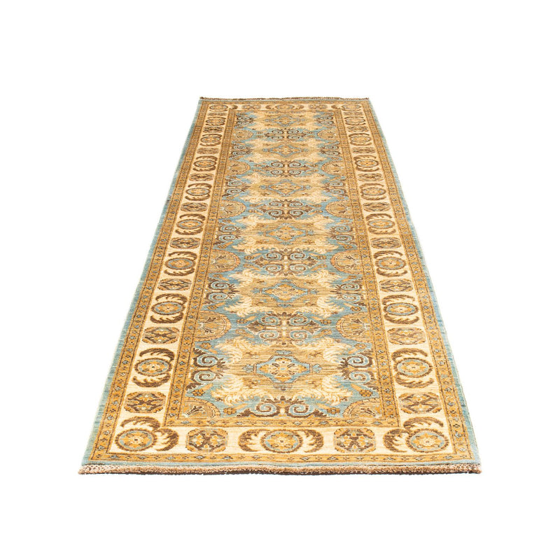 Tapis de couloir Tapis Ziegler - Ariana - 298 x 89 cm - bleu clair