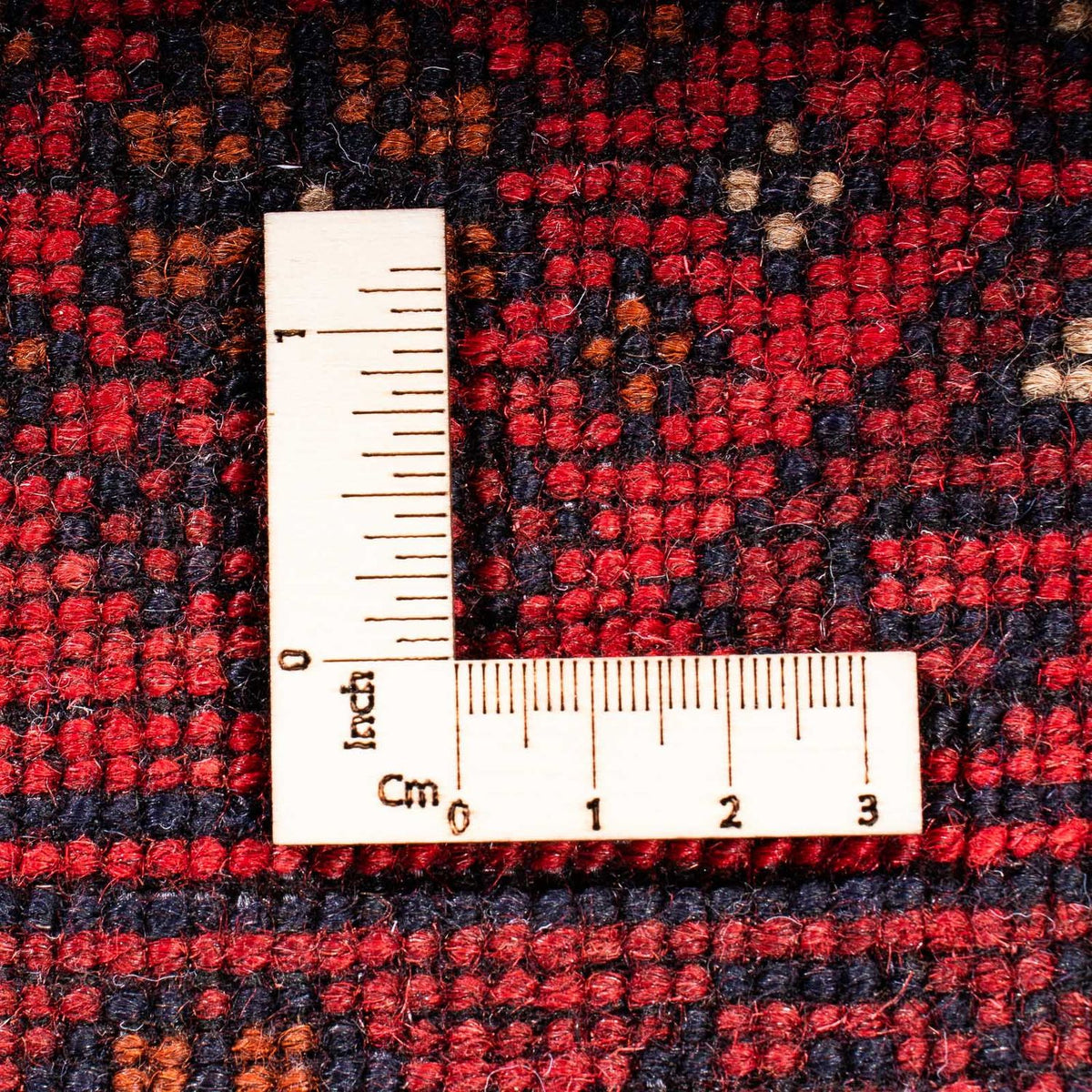 Tapis afghan - Kunduz - 146 x 102 cm - rouge foncé