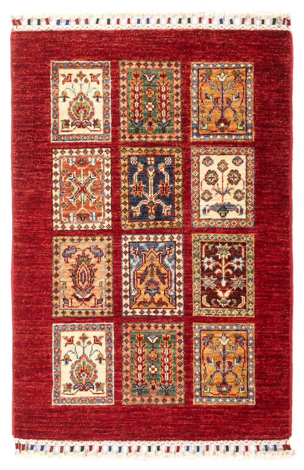 Tapis Ziegler - Bakhtiari - 101 x 66 cm - rouge foncé