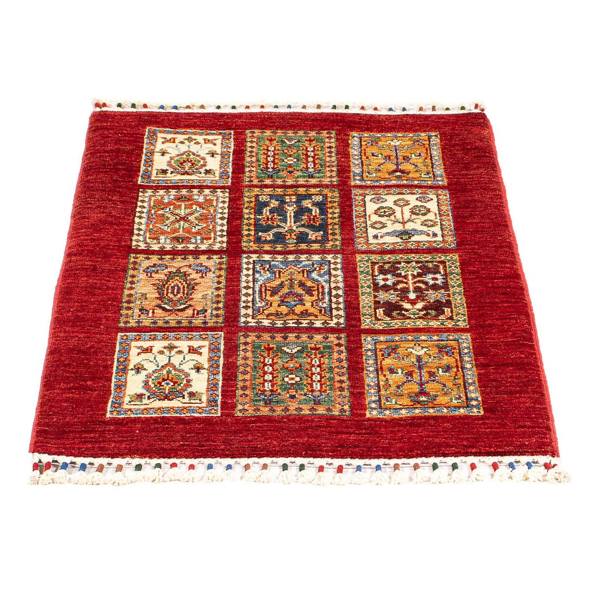 Tapis Ziegler - Bakhtiari - 101 x 66 cm - rouge foncé