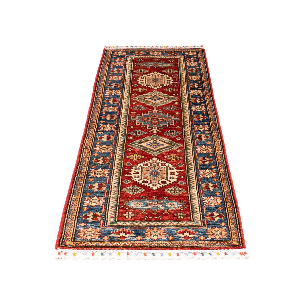 Tapis de couloir Tapis Ziegler - Kazak - 173 x 56 cm - rouge foncé