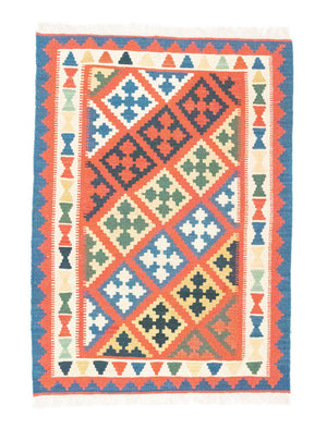 Tapis Kelim - Oriental - 148 x 106 cm - orange