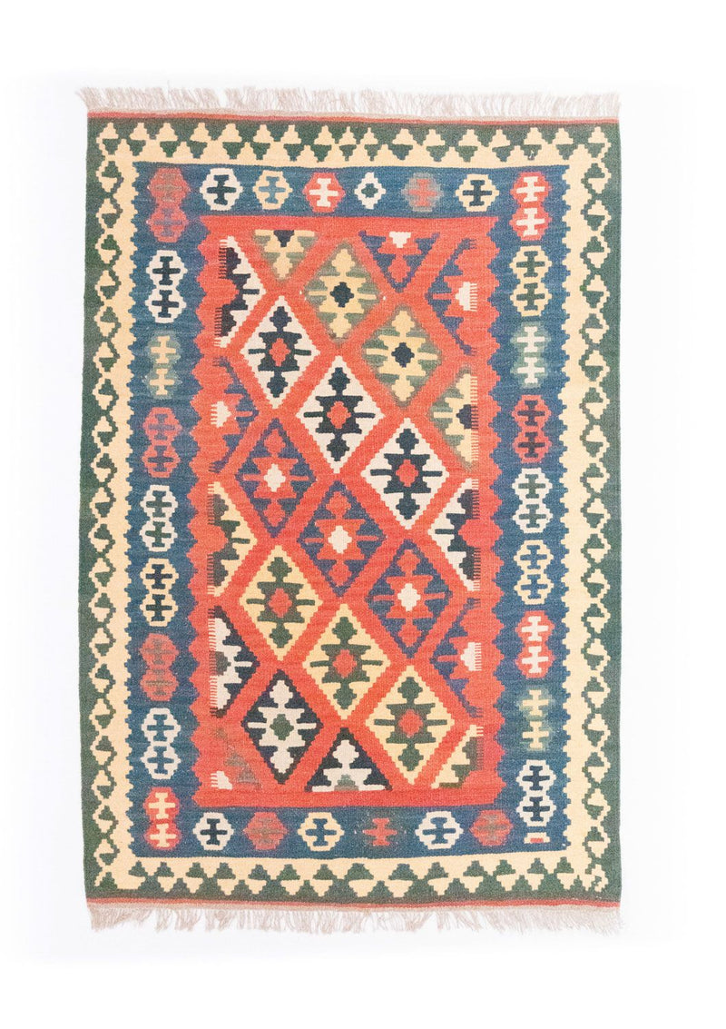 Tapis Kelim - Oriental - 158 x 105 cm - orange