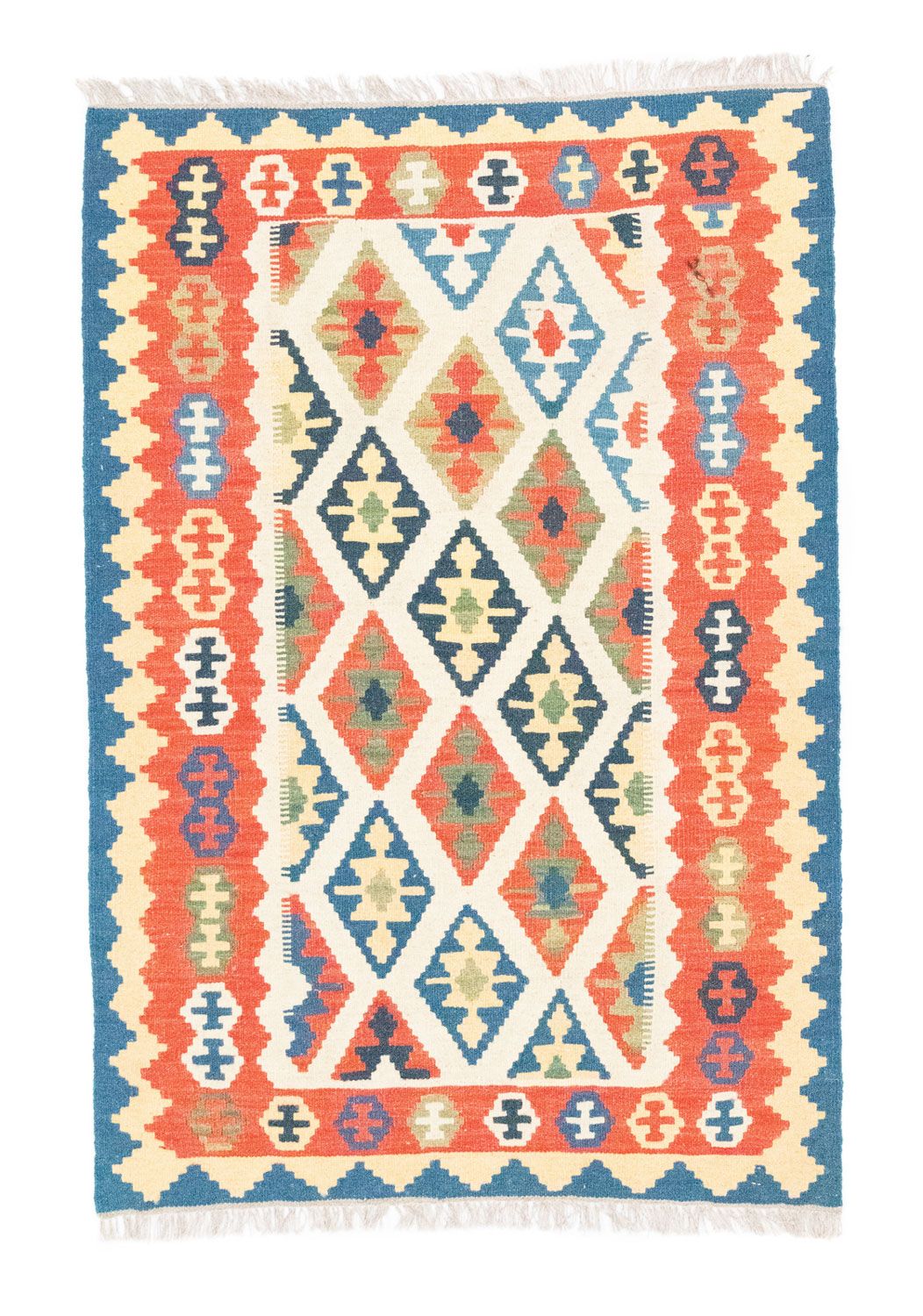 Tapis Kelim - Oriental - 150 x 103 cm - beige