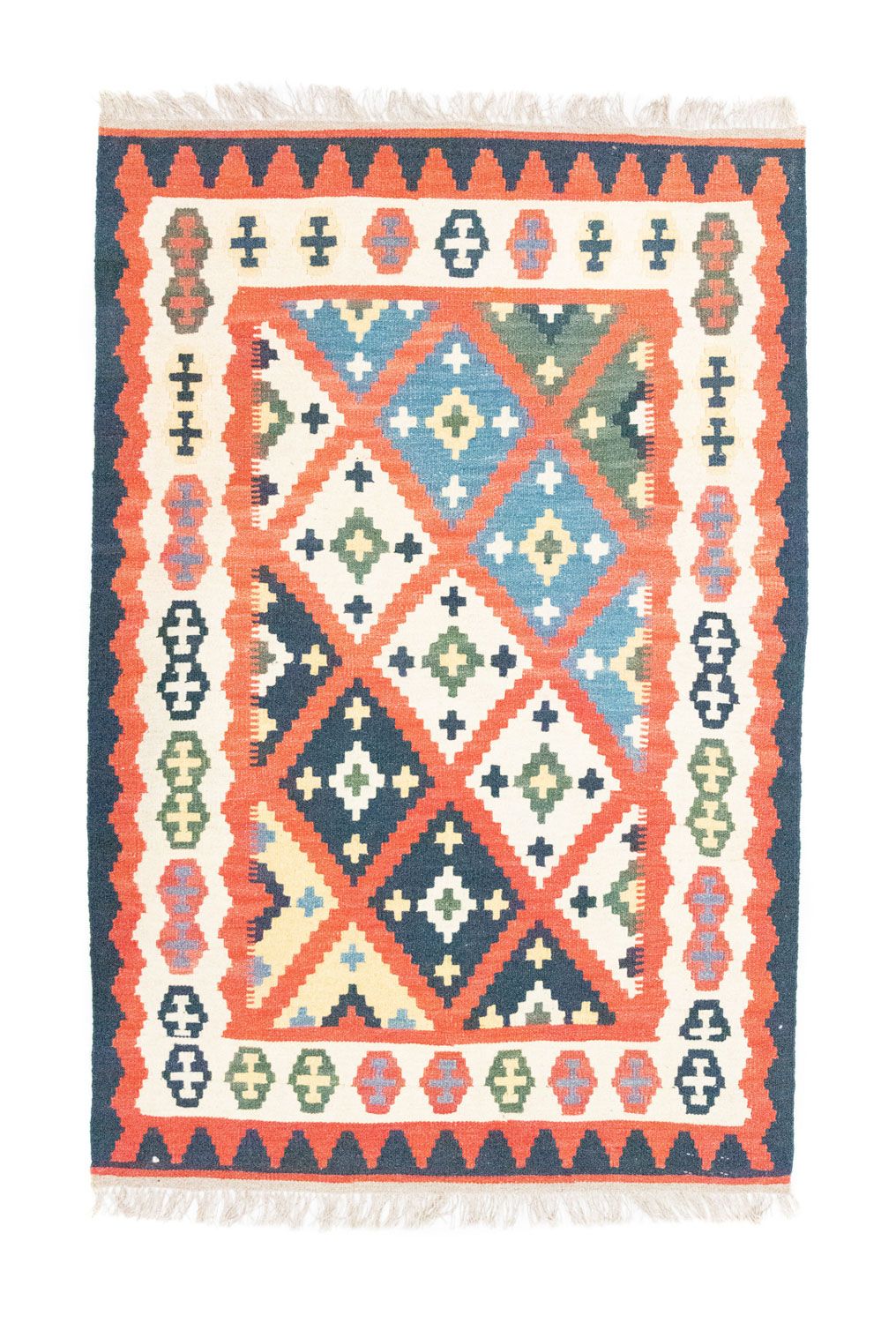 Tapis Kelim - Oriental - 153 x 103 cm - beige