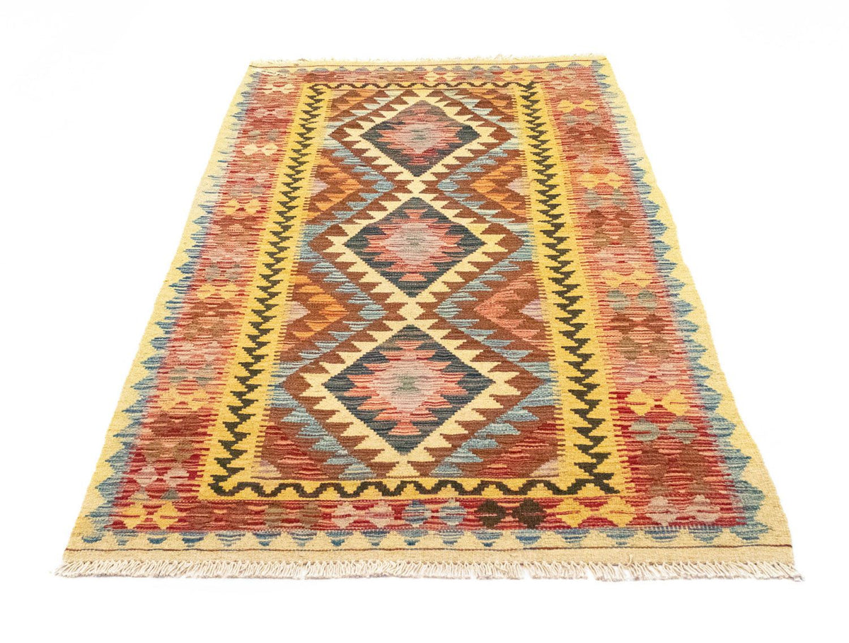 Tapis de couloir Tapis Kelim - Oriental - 200 x 99 cm - multicolore