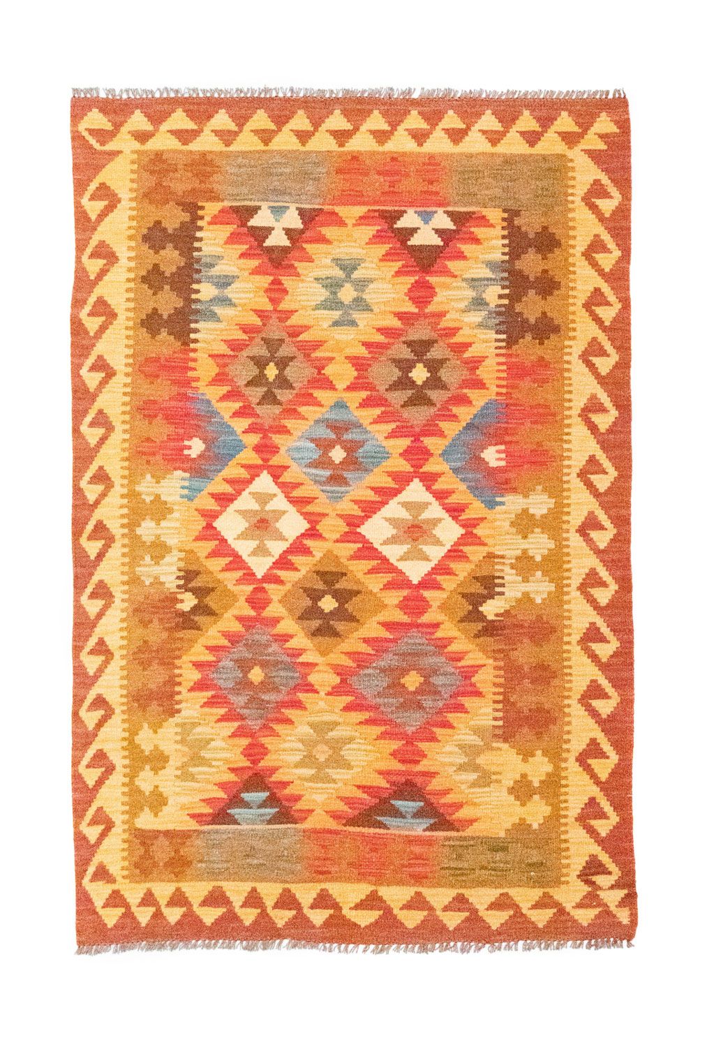 Tapis Kelim - Oriental - 155 x 99 cm - marron