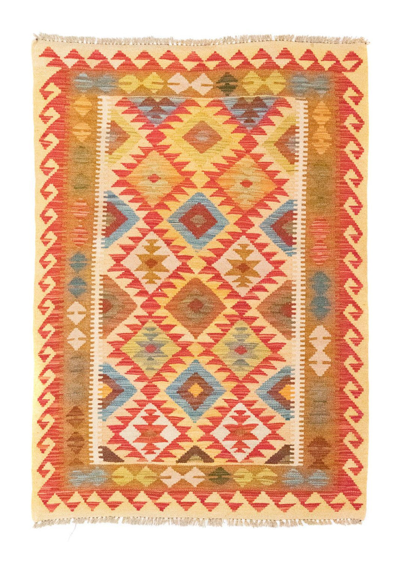 Tapis Kelim - Oriental - 147 x 105 cm - orange