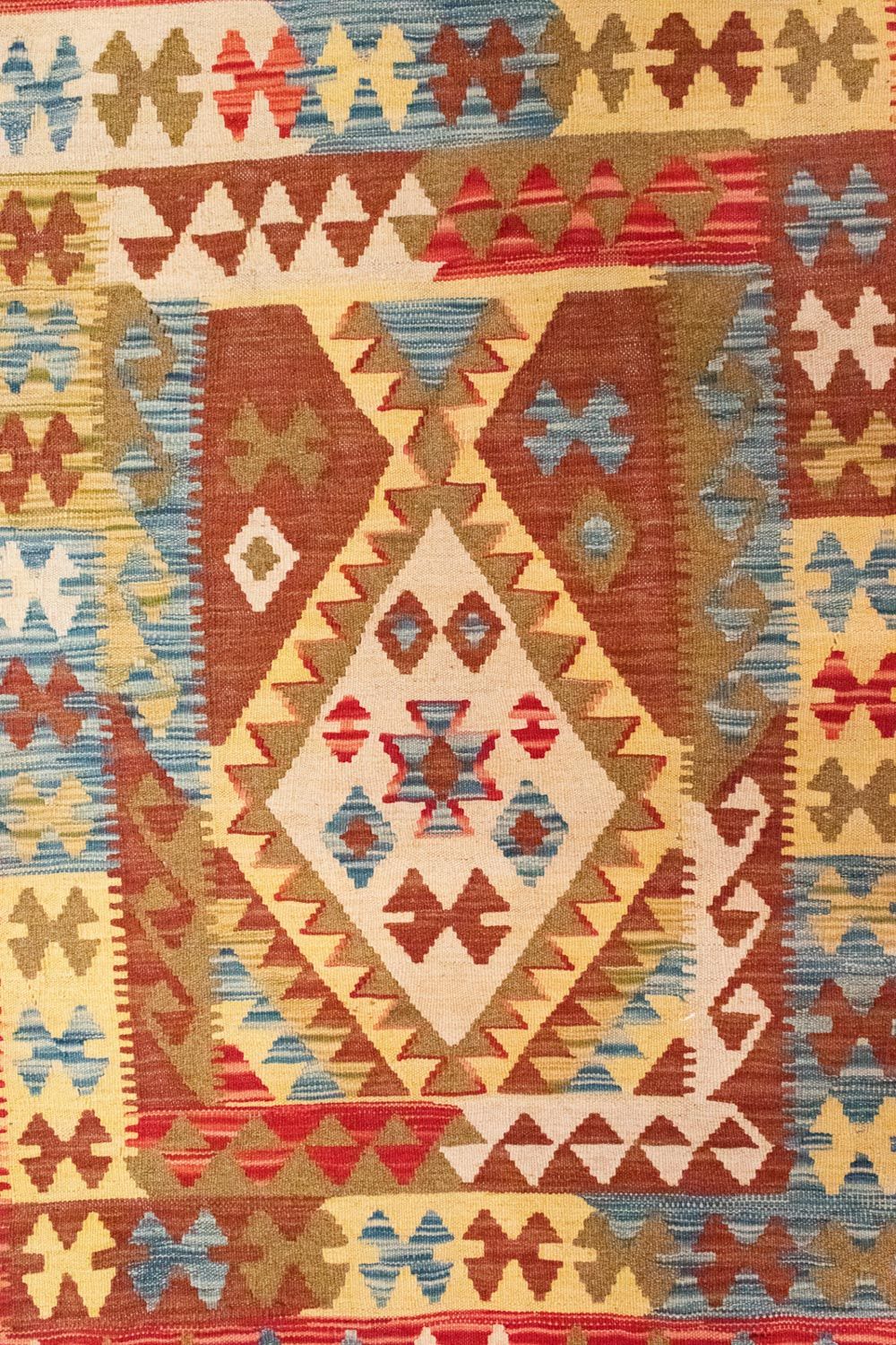 Tapis Kelim - Oriental - 141 x 97 cm - orange