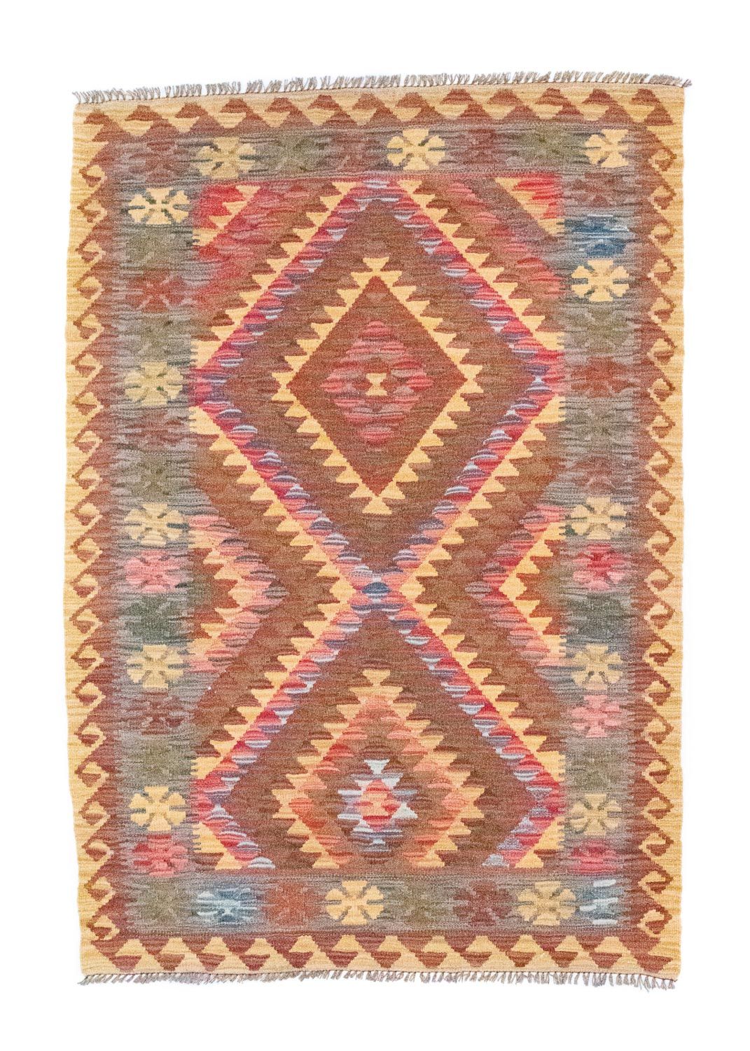 Tapis Kelim - Oriental - 152 x 106 cm - marron