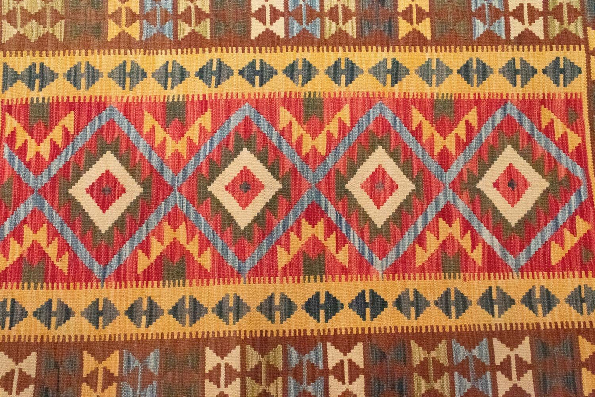 Tapis Kelim - Oriental - 154 x 107 cm - vert