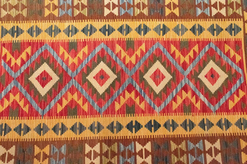 Tapis Kelim - Oriental - 154 x 107 cm - vert