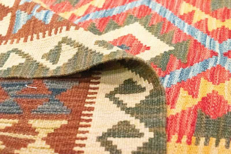 Tapis Kelim - Oriental - 154 x 107 cm - vert