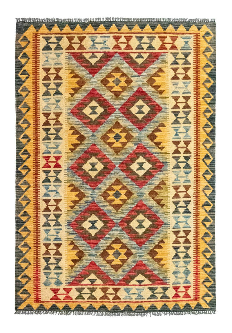Tapis Kelim - Oriental - 156 x 105 cm - vert