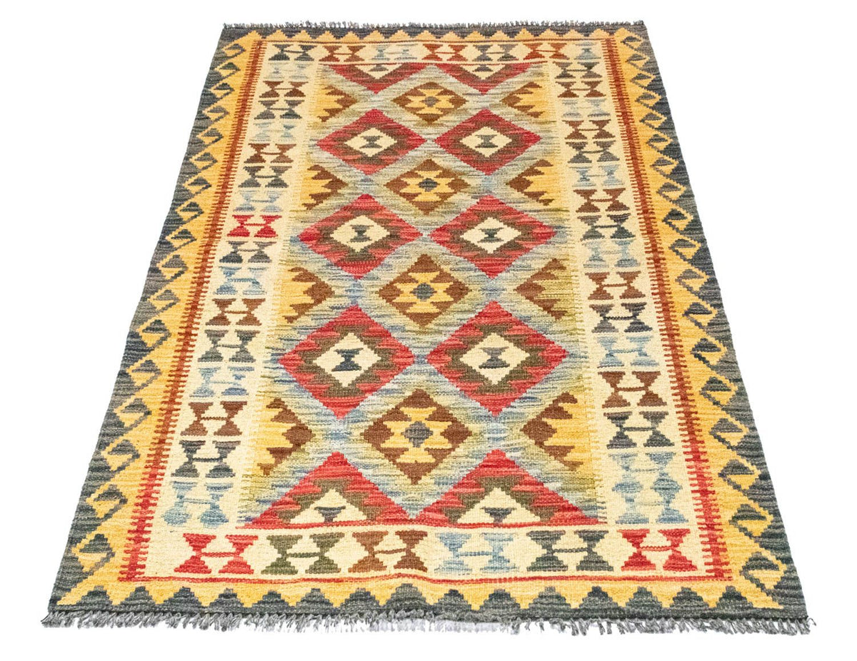Tapis Kelim - Oriental - 156 x 105 cm - vert