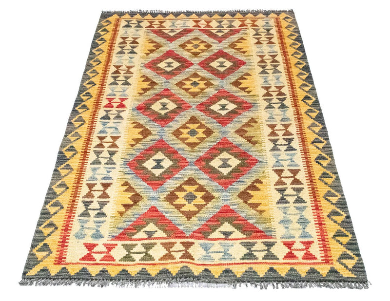 Tapis Kelim - Oriental - 156 x 105 cm - vert