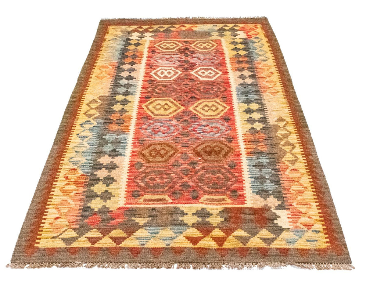 Tapis de couloir Tapis Kelim - Oriental - 197 x 100 cm - orange
