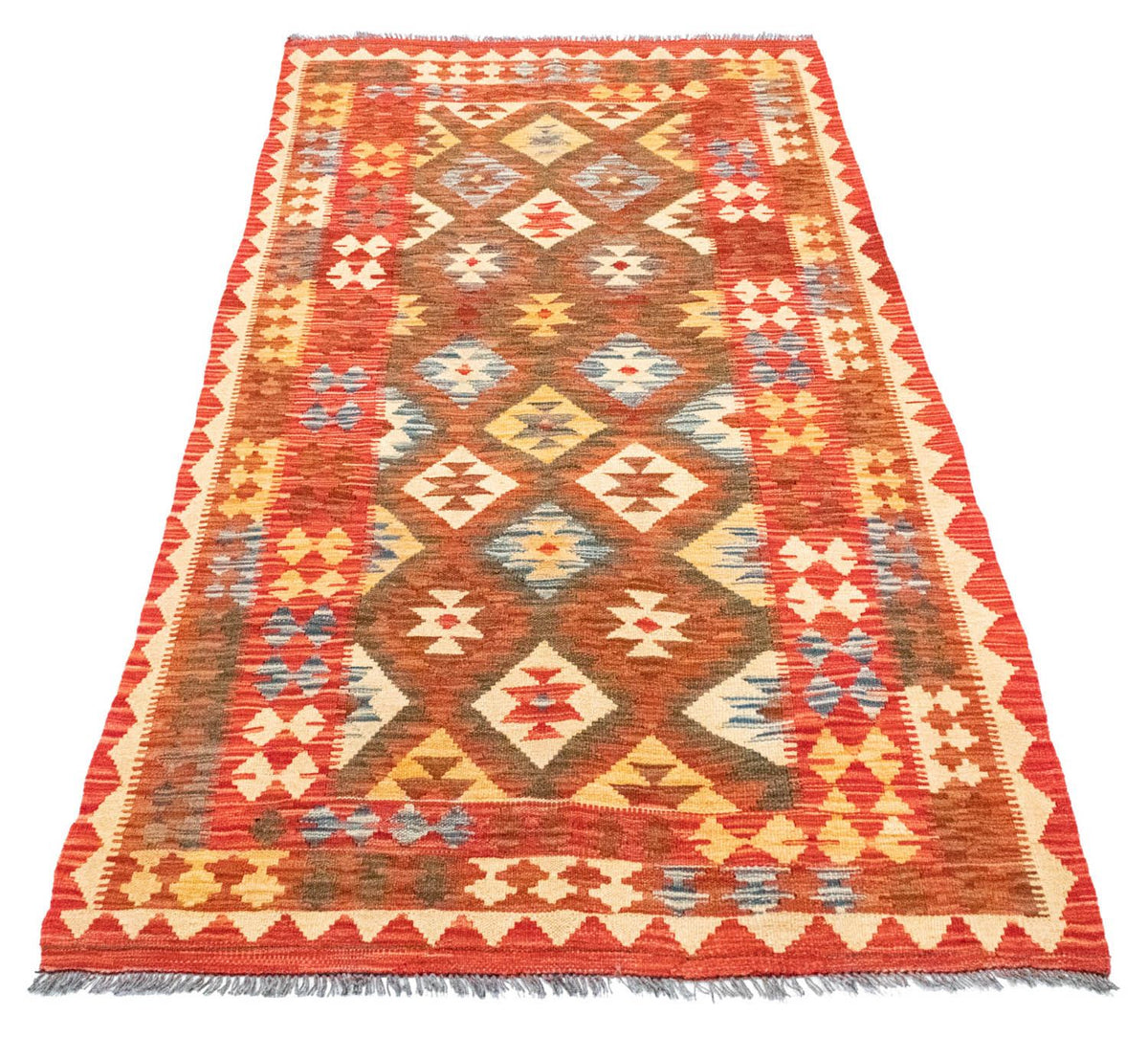 Tapis de couloir Tapis Kelim - Oriental - 190 x 99 cm - rouge