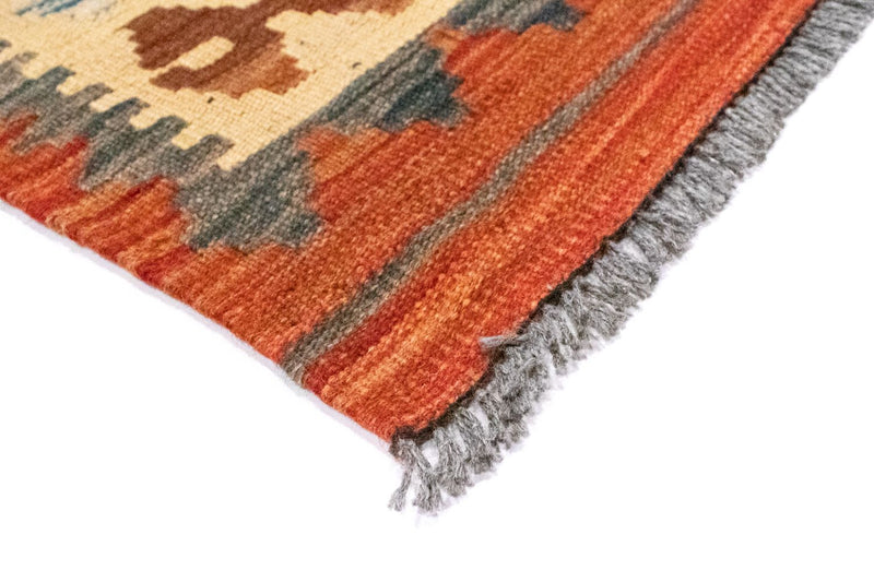Tapis de couloir Tapis Kelim - Oriental - 204 x 97 cm - orange