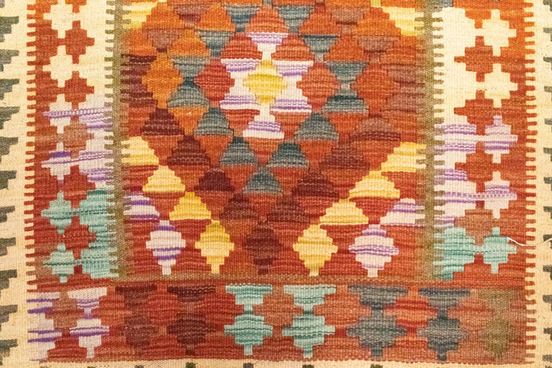 Tapis Kelim - Oriental - 121 x 73 cm - orange