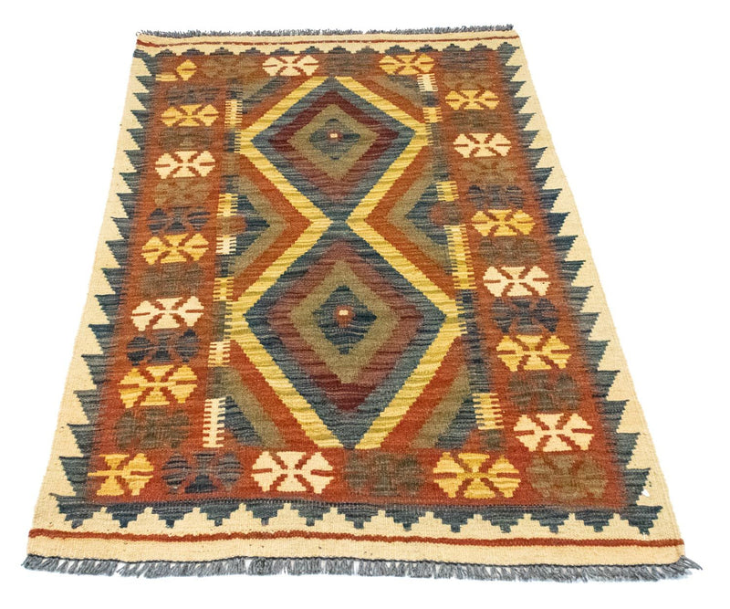 Tapis Kelim - Oriental - 127 x 83 cm - marron