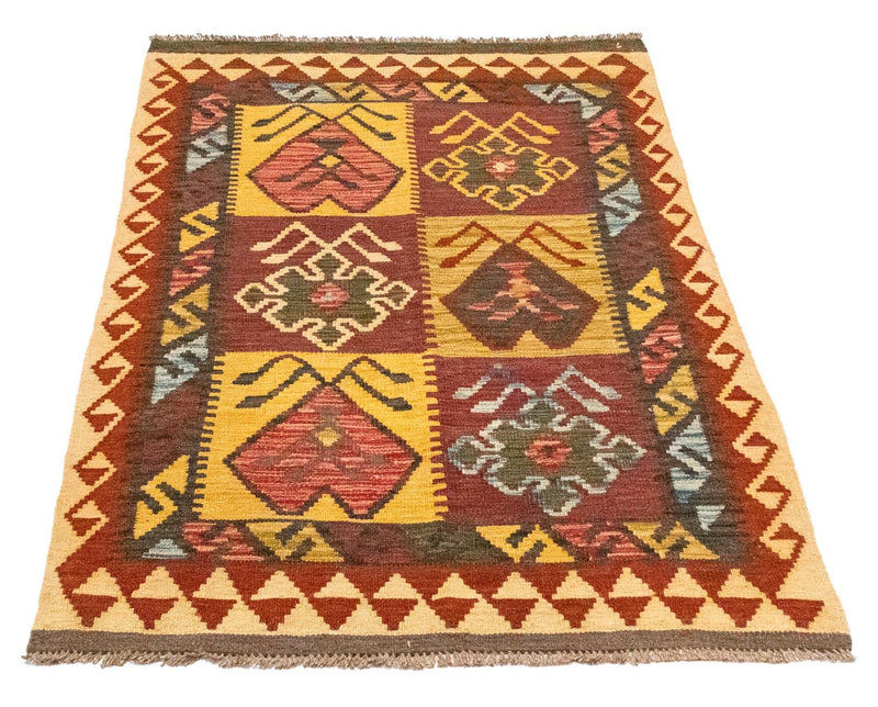 Tapis Kelim - Oriental - 131 x 88 cm - marron