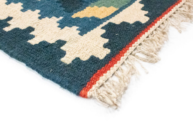 Tapis Kelim - Oriental - 121 x 83 cm - bleu
