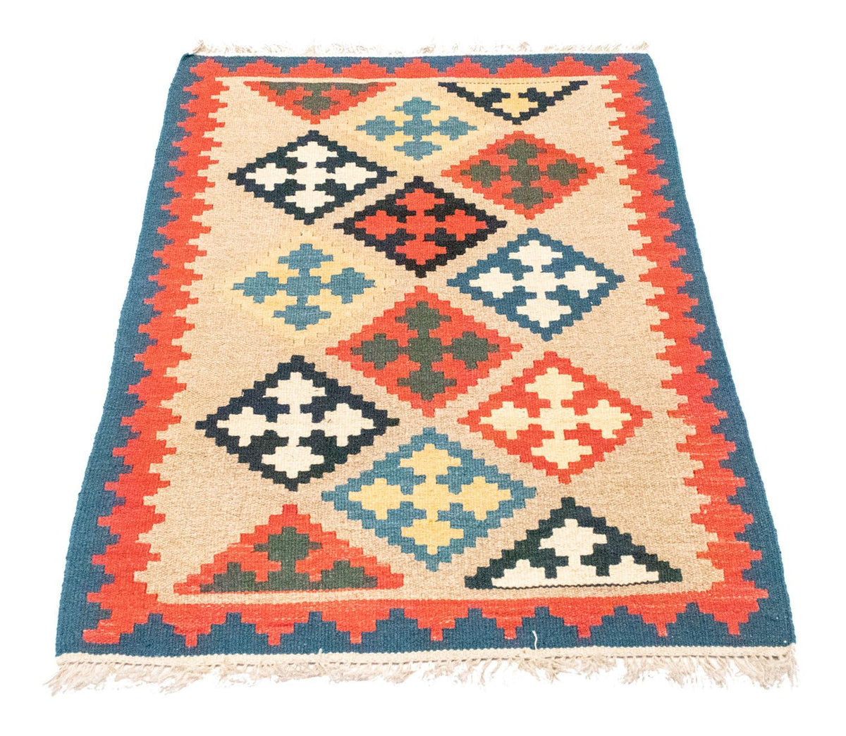 Tapis Kelim - Oriental - 120 x 83 cm - beige