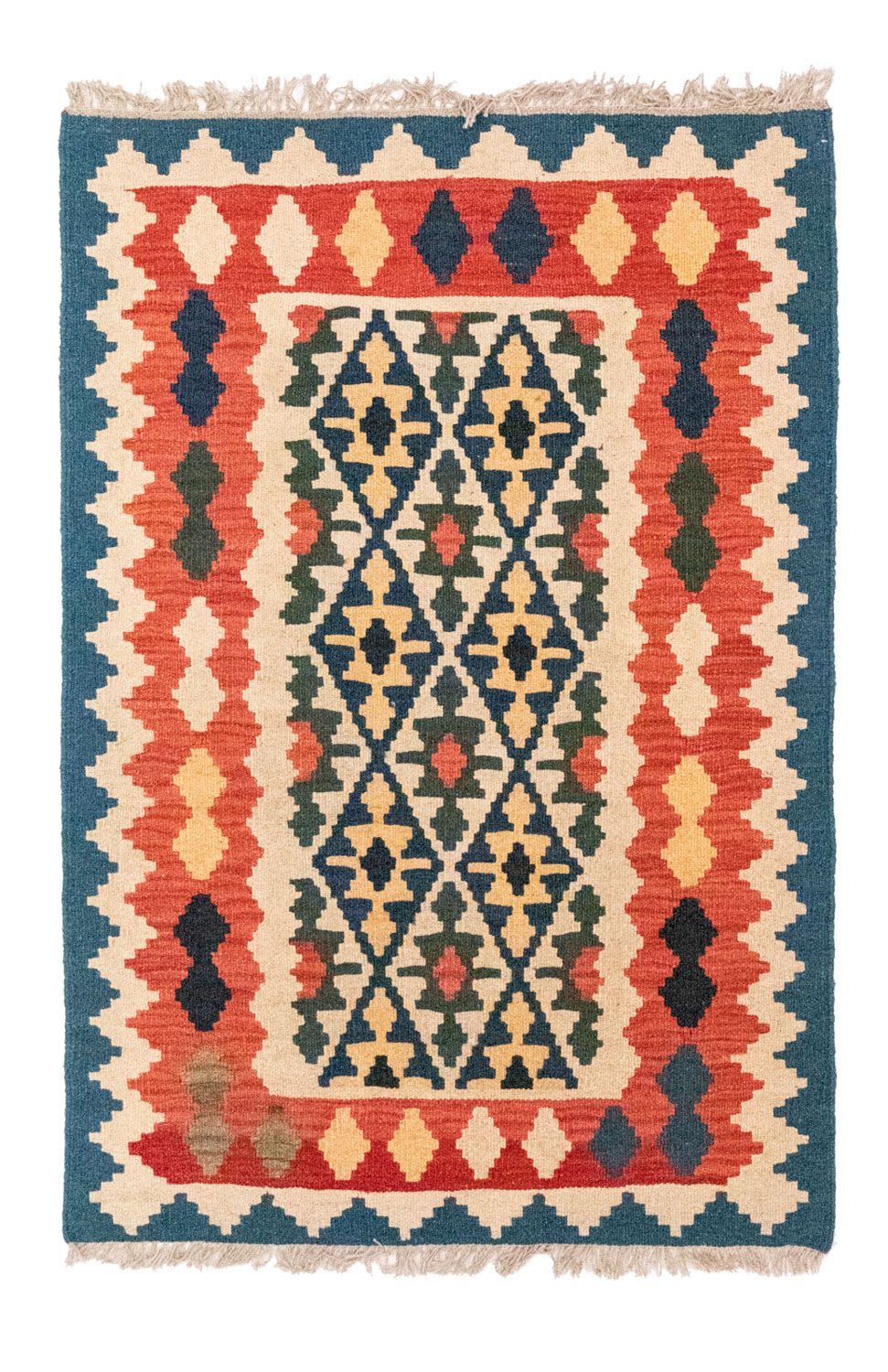 Tapis Kelim - Oriental - 124 x 84 cm - multicolore