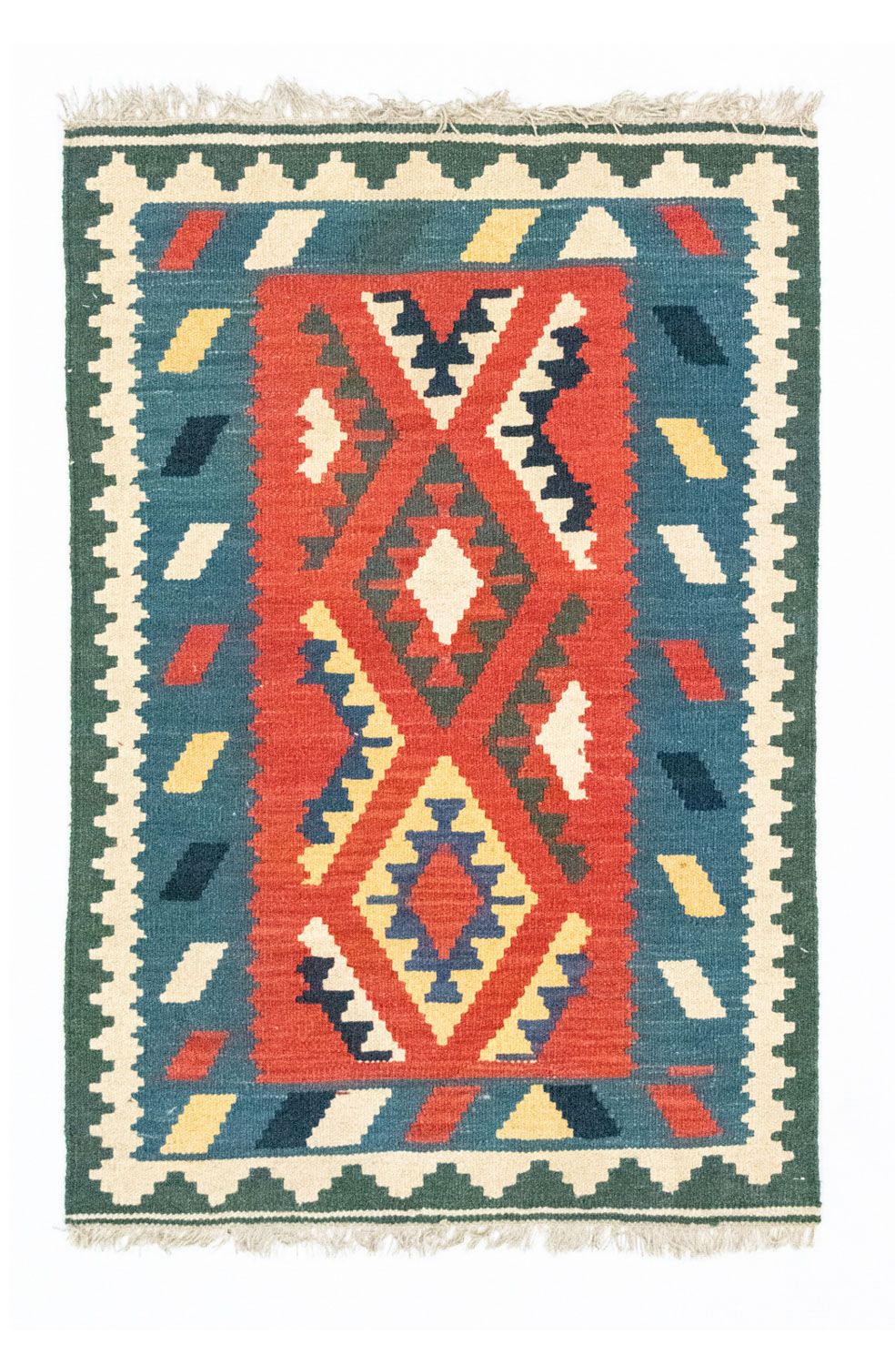 Tapis Kelim - Oriental - 122 x 83 cm - orange
