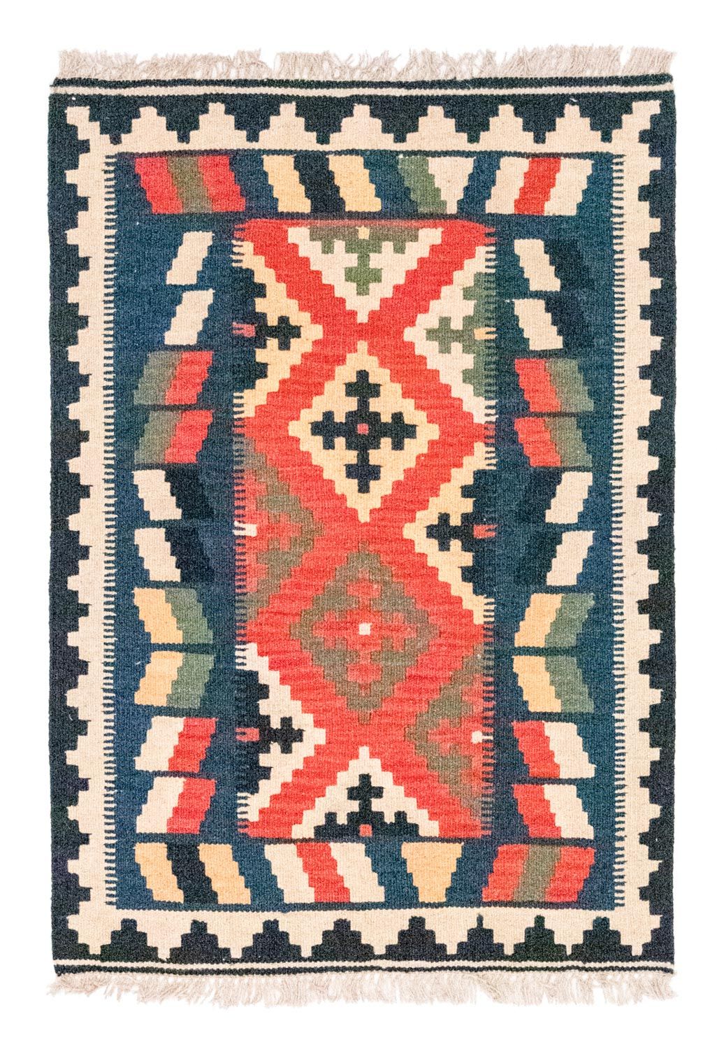 Tapis Kelim - Oriental - 117 x 79 cm - orange