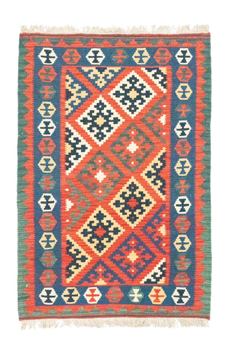 Tapis Kelim - Oriental - 126 x 85 cm - orange