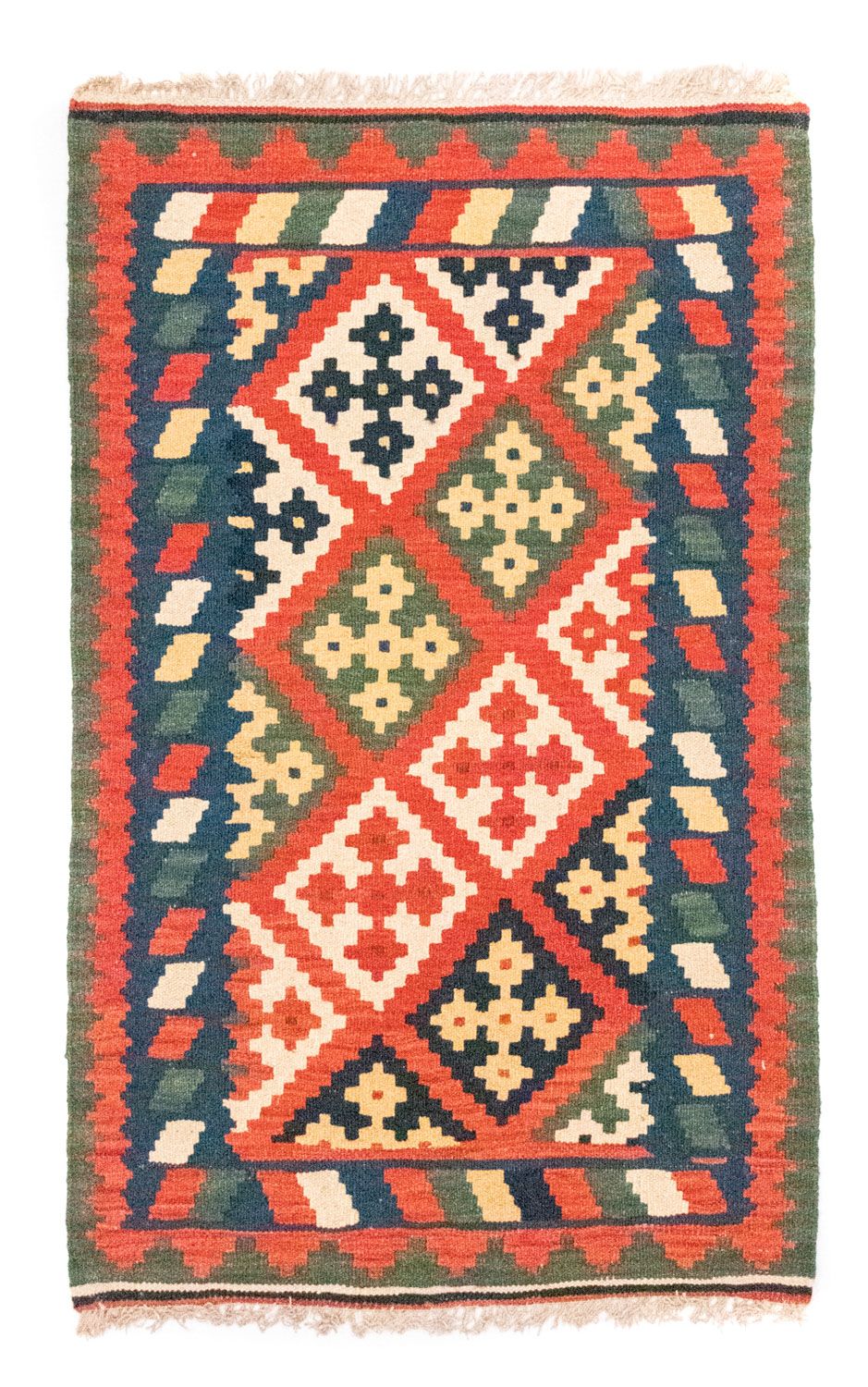 Tapis Kelim - Oriental - 133 x 80 cm - orange