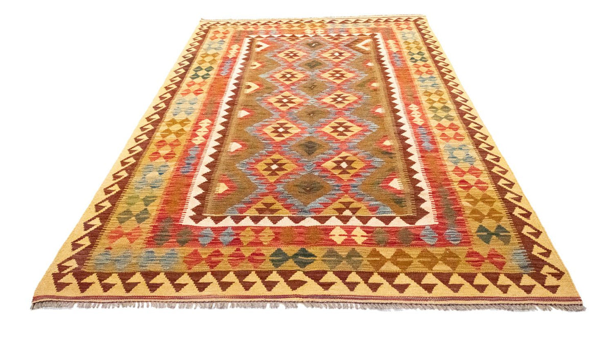 Tapis Kelim - Oriental - 256 x 151 cm - marron