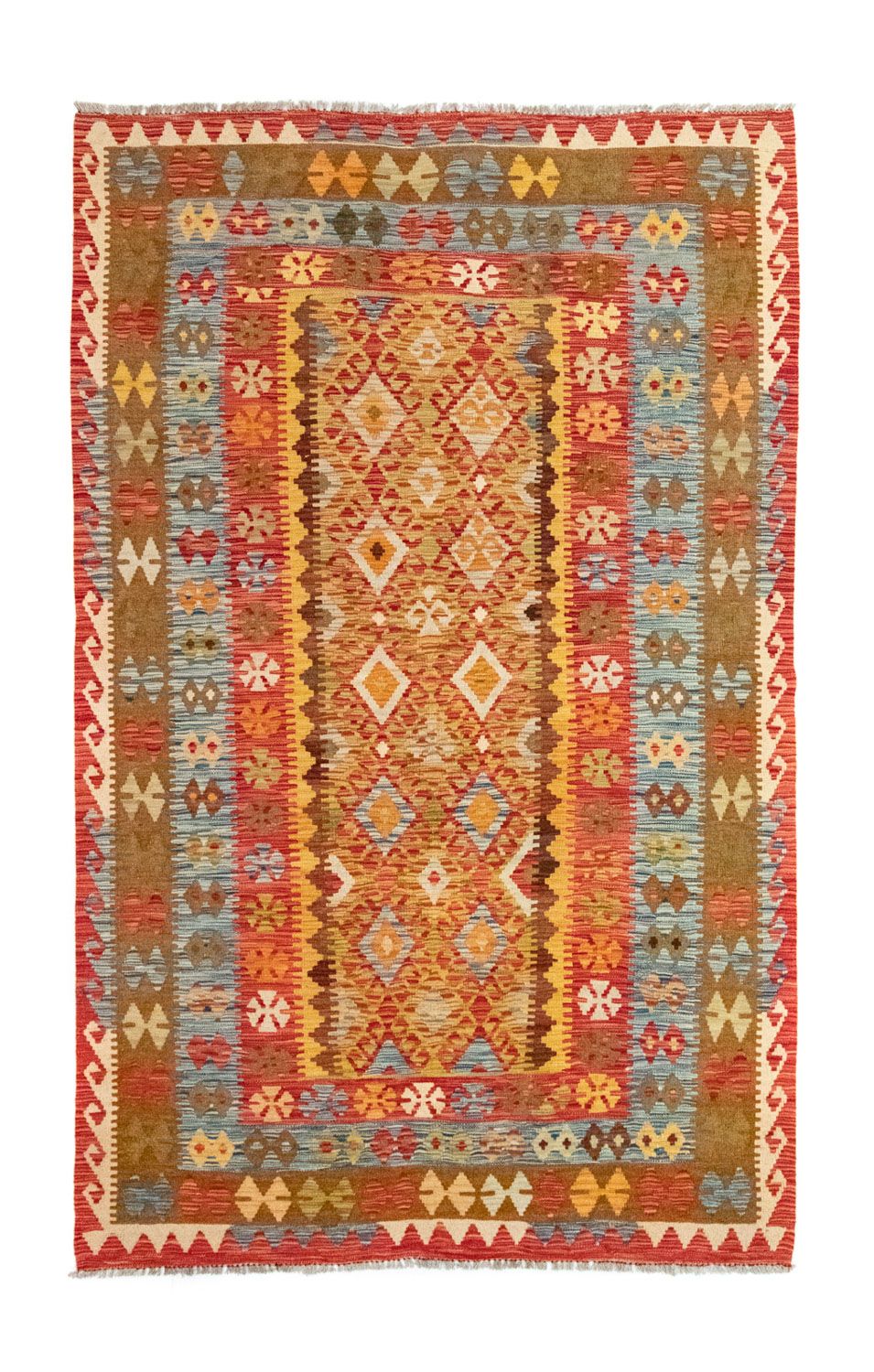 Tapis Kelim - Oriental - 252 x 162 cm - or