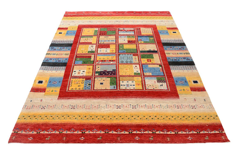 Tapis Gabbeh - Loribaft Indus - 236 x 169 cm - multicolore