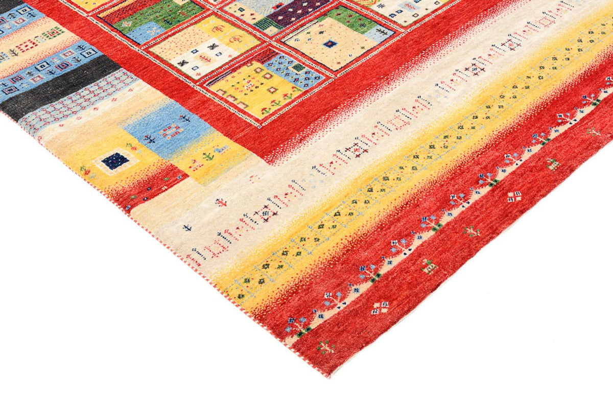 Tapis Gabbeh - Loribaft Indus - 236 x 169 cm - multicolore