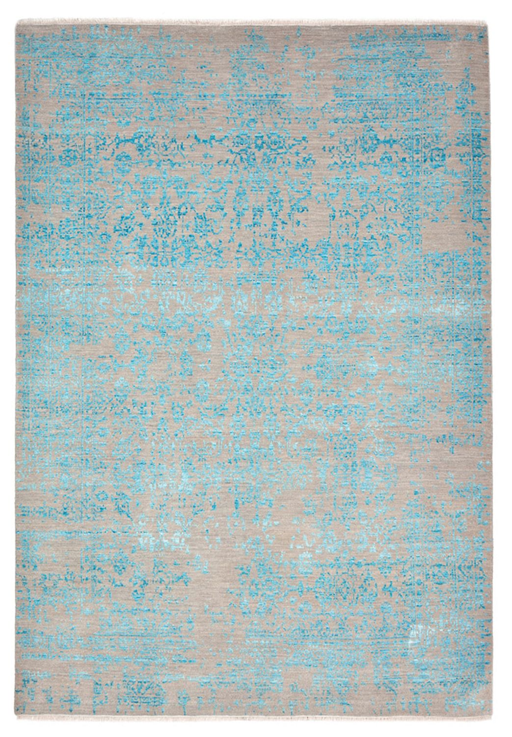 Tapis design - 247 x 170 cm - turquoise